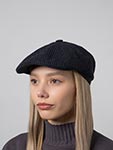 Кепка STETSON арт. 6830701 8-PANEL CAP WOOLEN STRIPE (темно-синий)